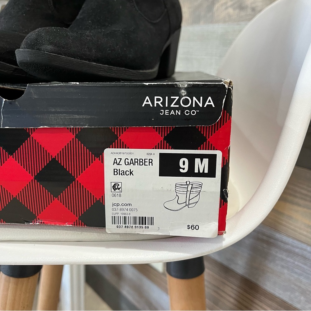 Arizona Black Suede Booties - Picture 7 of 7
